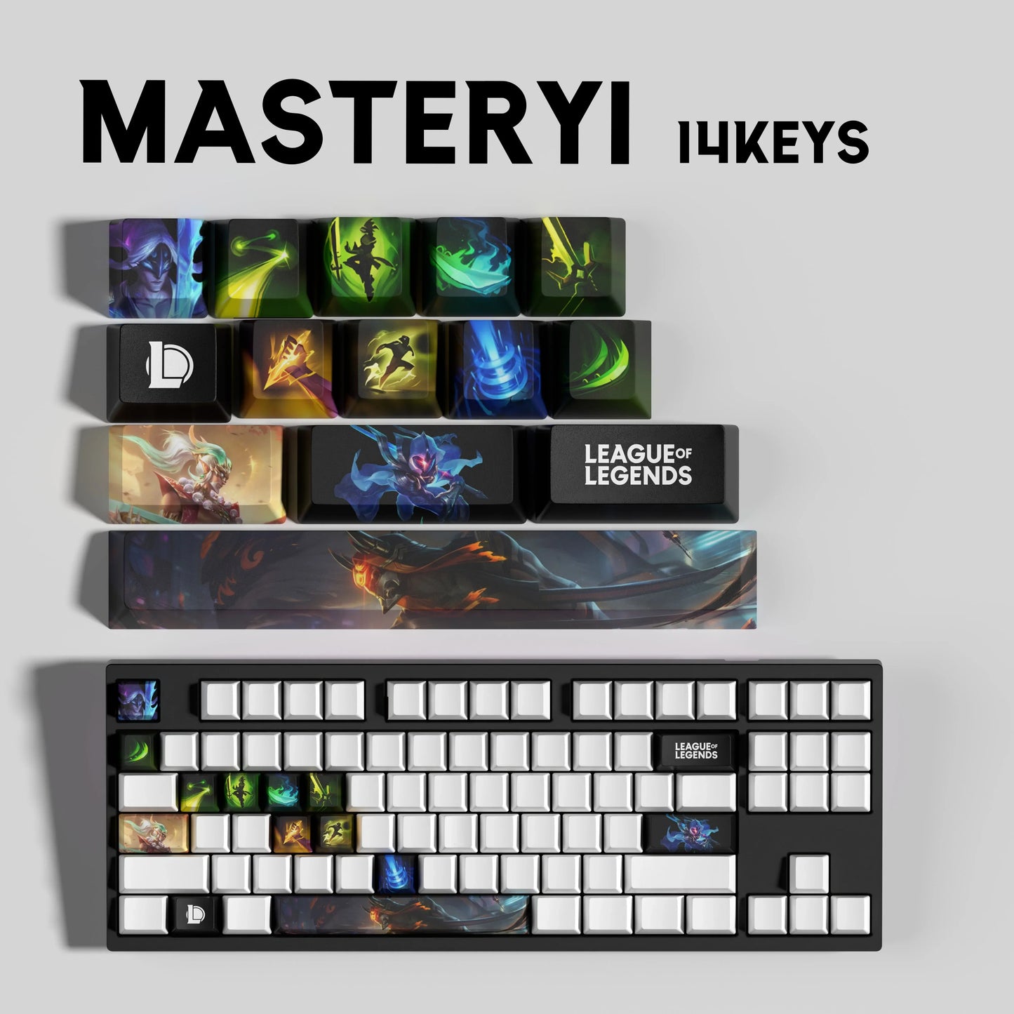 Atelier Master Yi 14 Keycaps