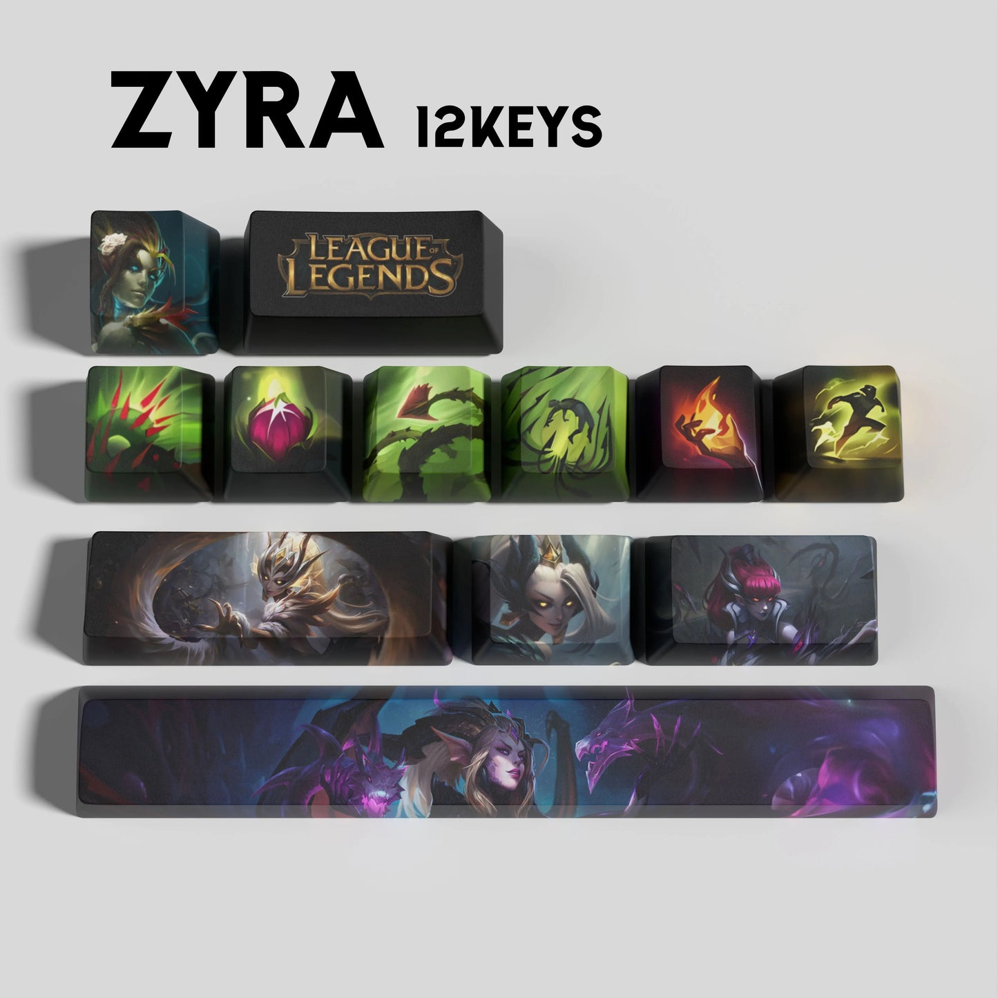Atelier League of Legends Zyra Keycaps