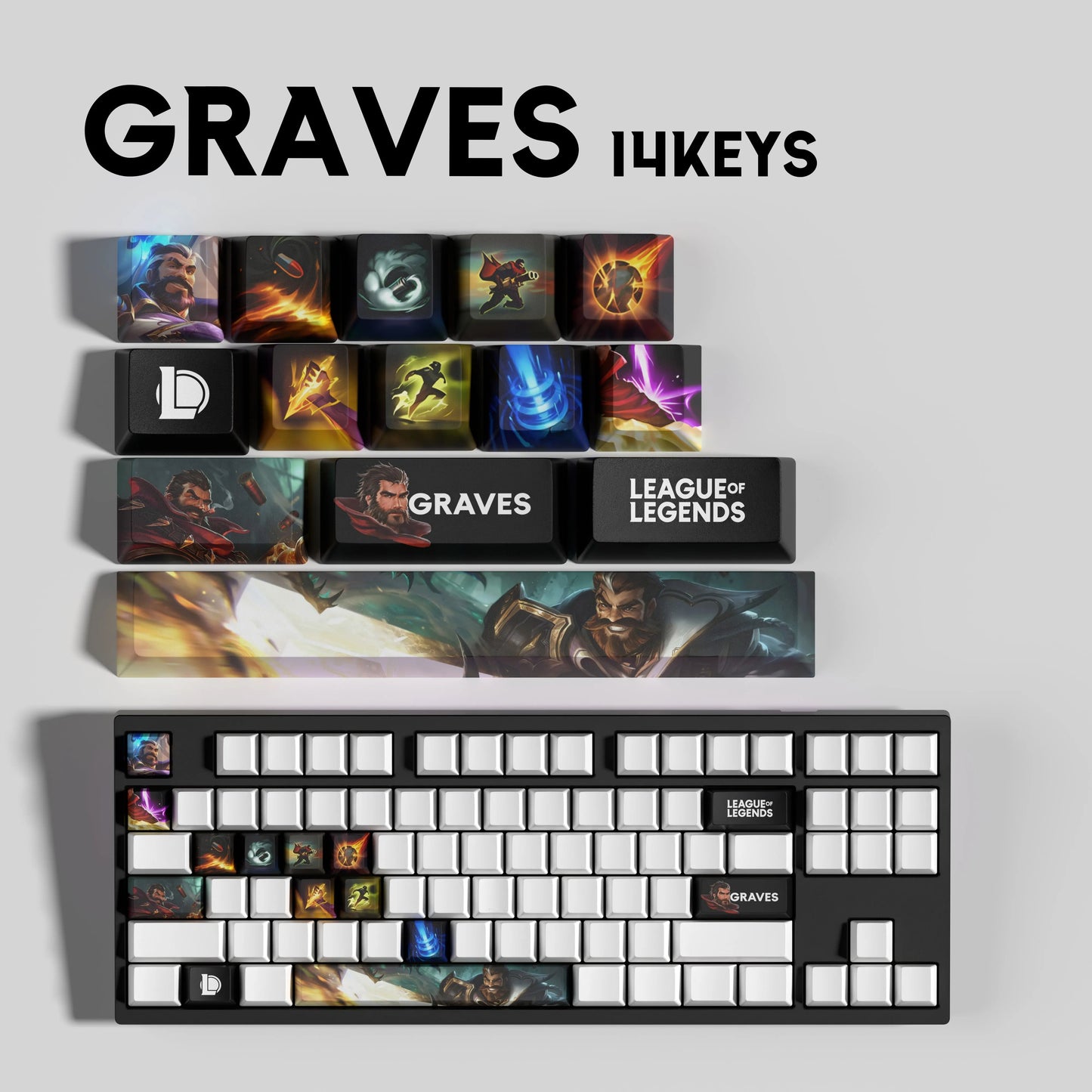 Atelier Graves 14 Keycaps