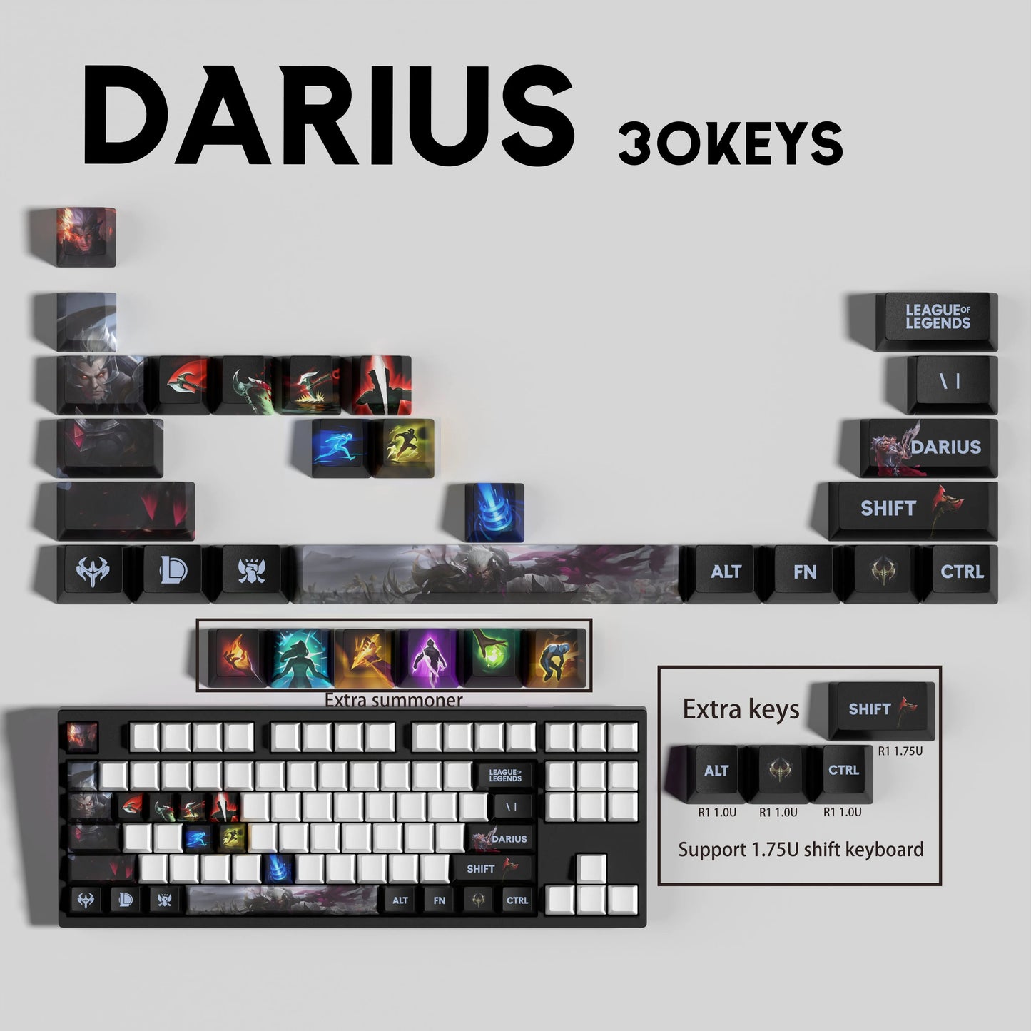 Atelier League of Legends Darius Keycaps