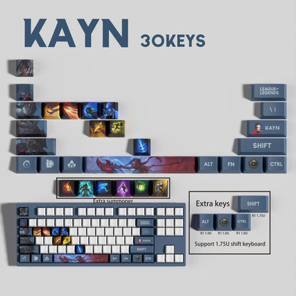Atelier Kayn Keycaps 30 Keys