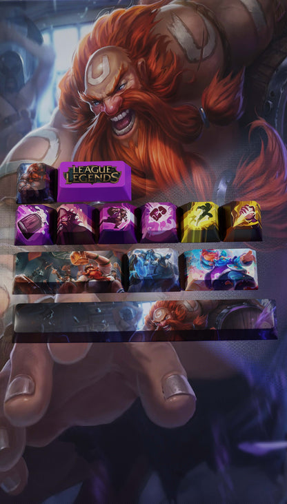 Atelier League of Legends Gragas Keycaps