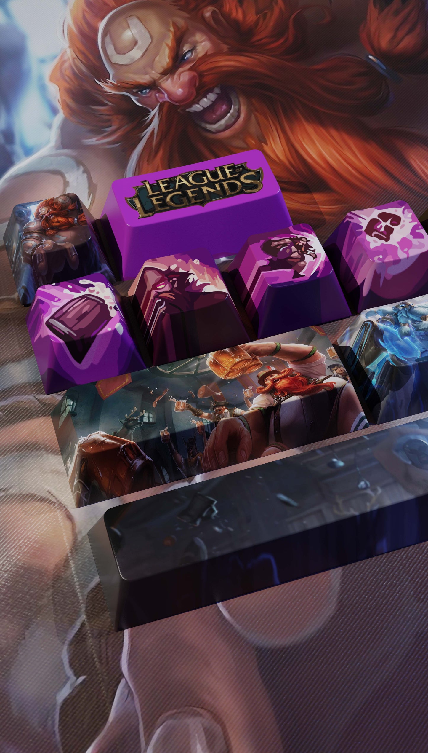Atelier League of Legends Gragas Keycaps