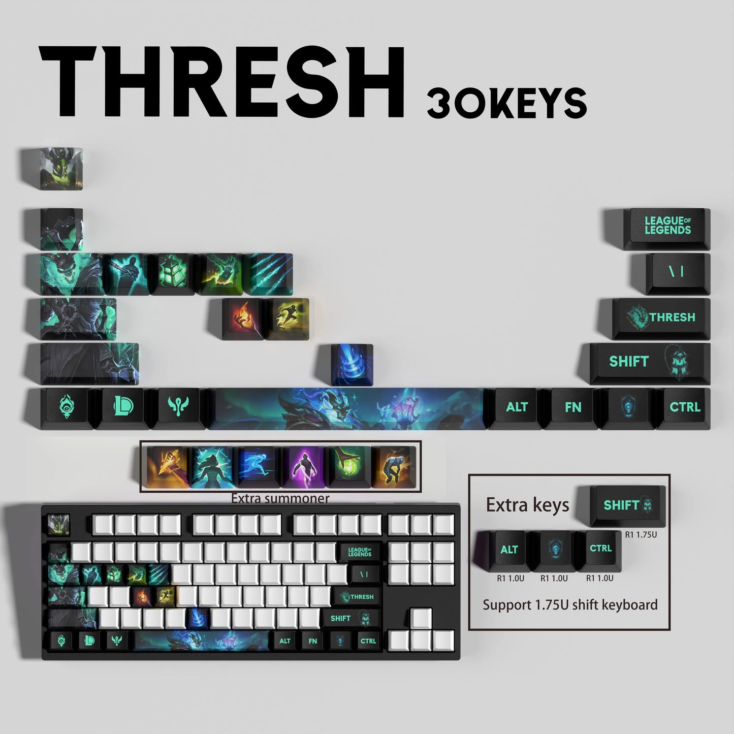 Atelier League of Legends Thresh Keycaps