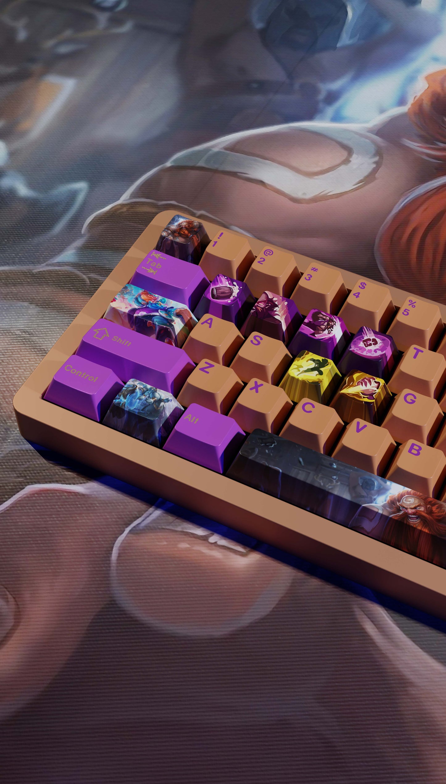 Atelier League of Legends Gragas Keycaps