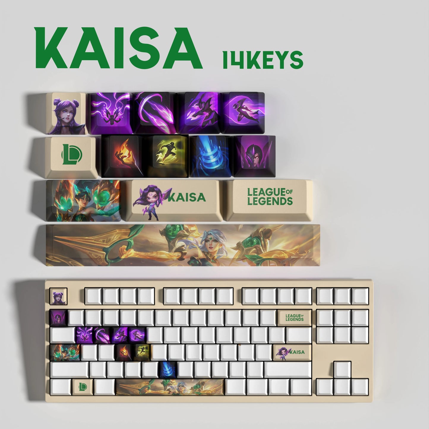Atelier KaiSa League of Legends Keycaps