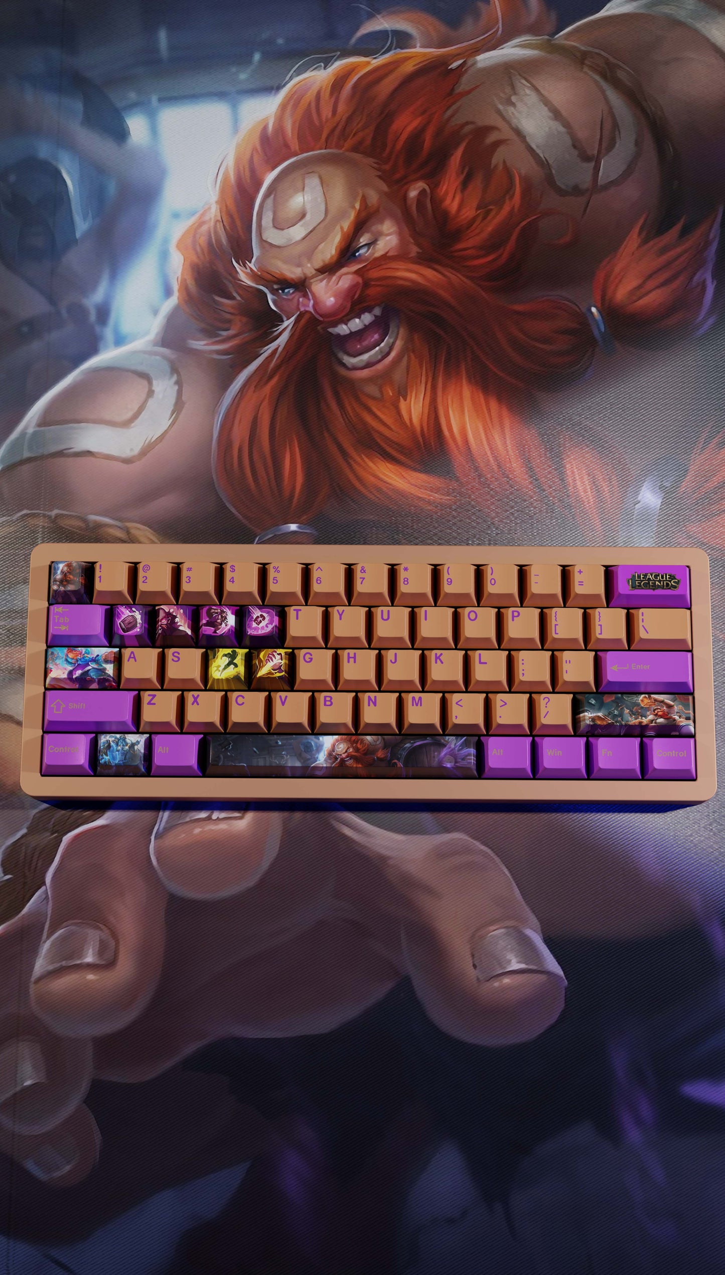 Atelier League of Legends Gragas Keycaps