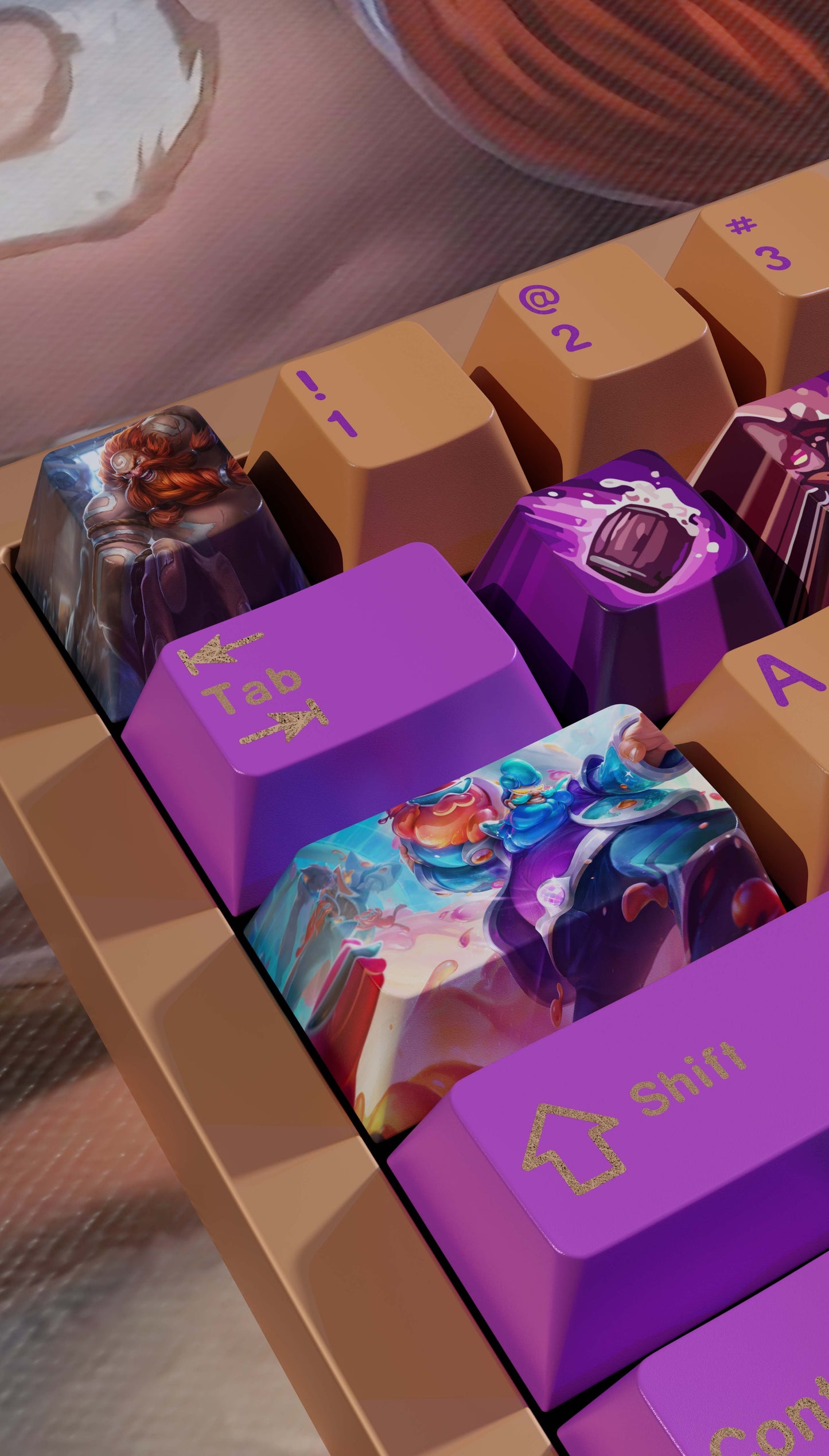 Atelier League of Legends Gragas Keycaps
