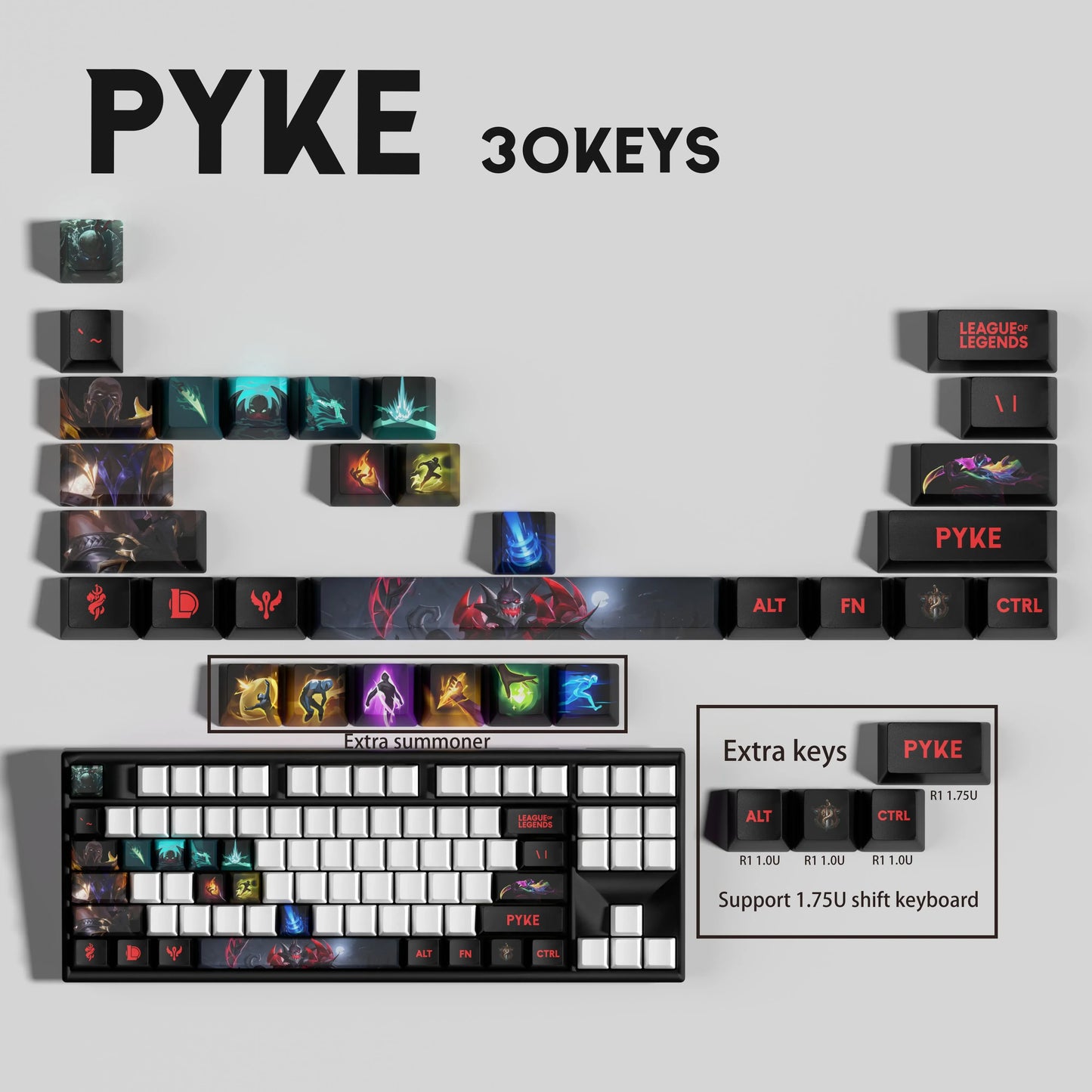 Atelier Pyke League of Legends Keycaps