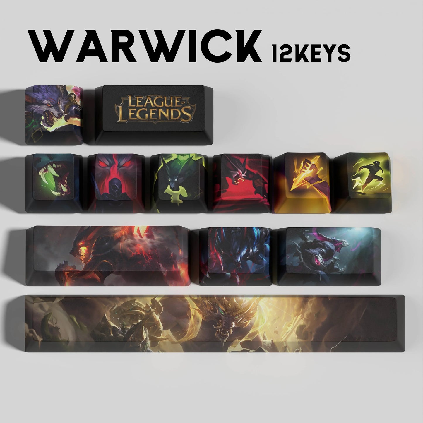 Atelier League of Legends Warwick Keycaps