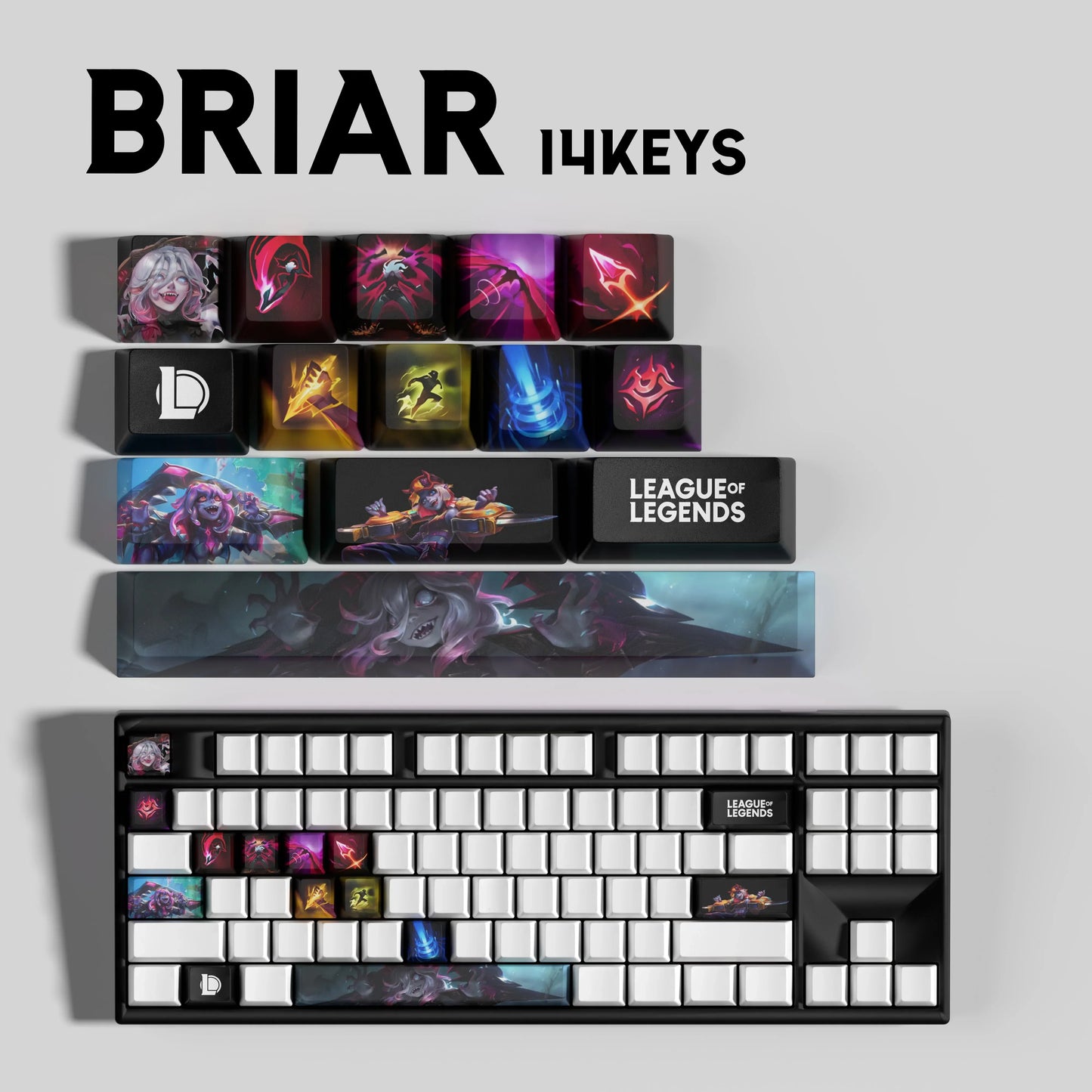 Atelier Briar League of Legends Keycaps 14 Key Set
