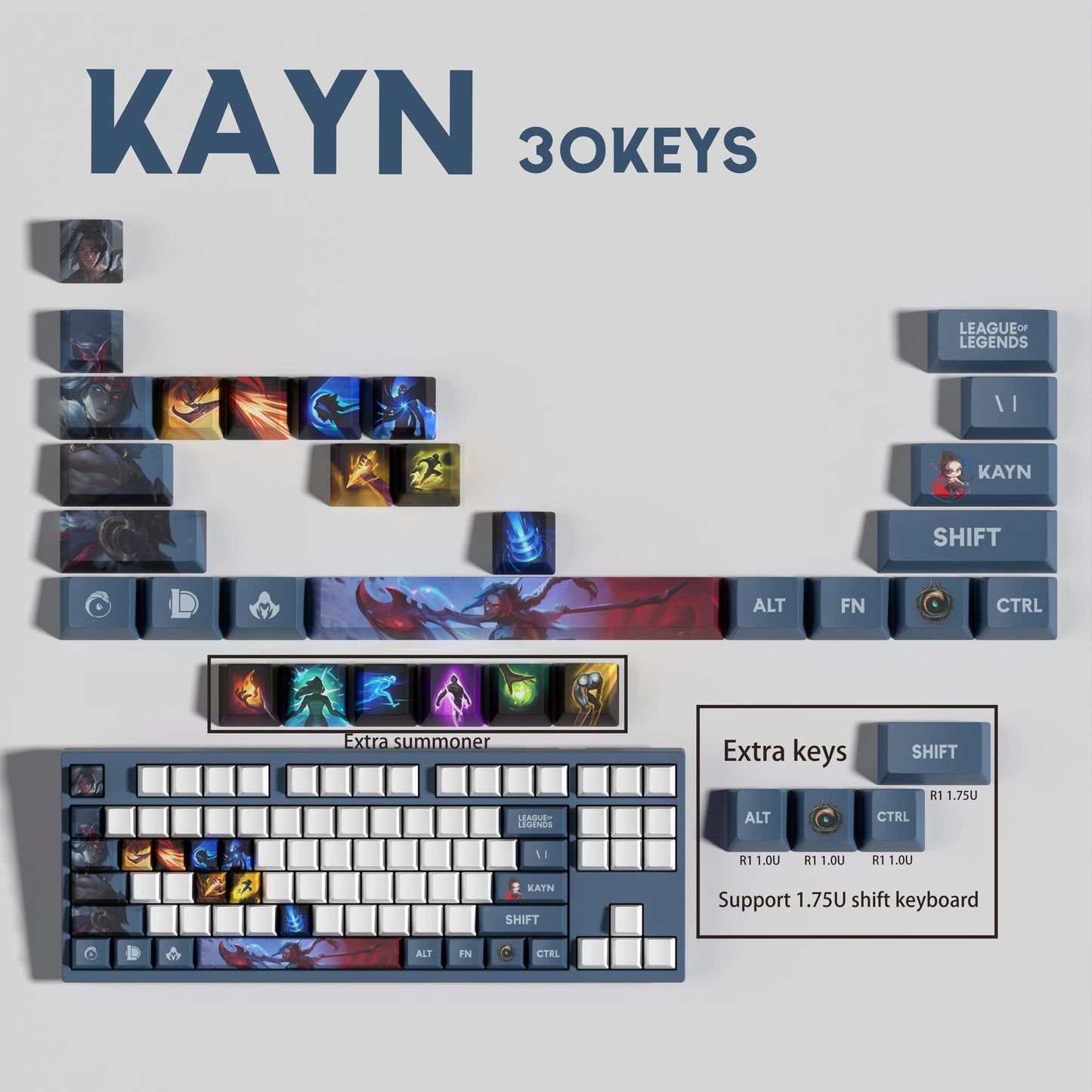 Atelier Kayn Keycaps Set