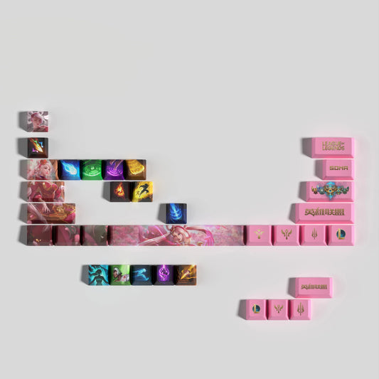 Atelier League of Legends Sona Keycaps 29