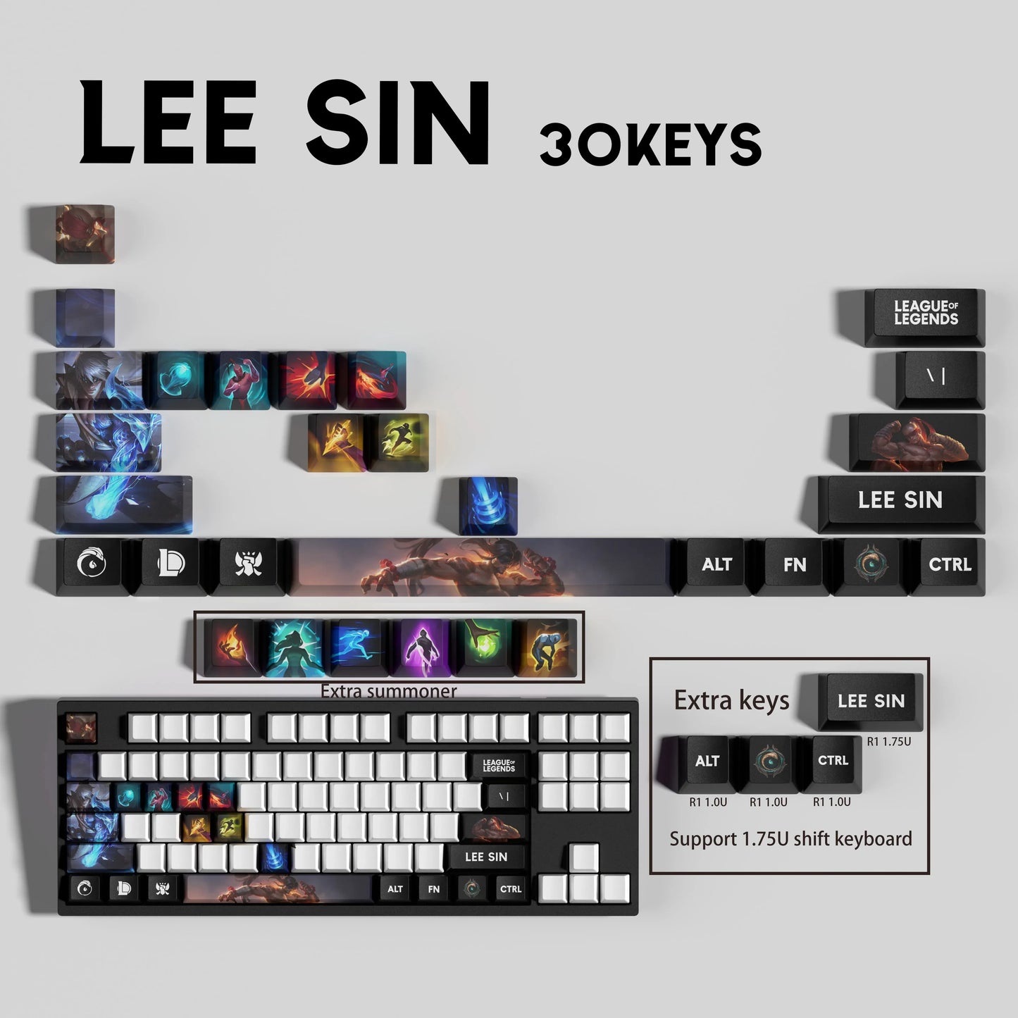 Atelier Lee Sin Keycaps