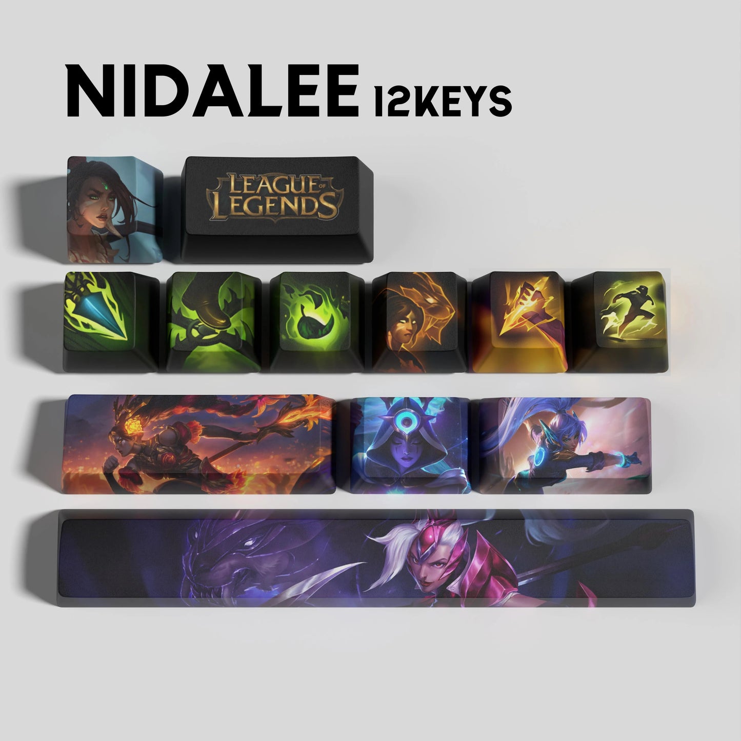 Atelier Nidalee League of Legends Keycaps