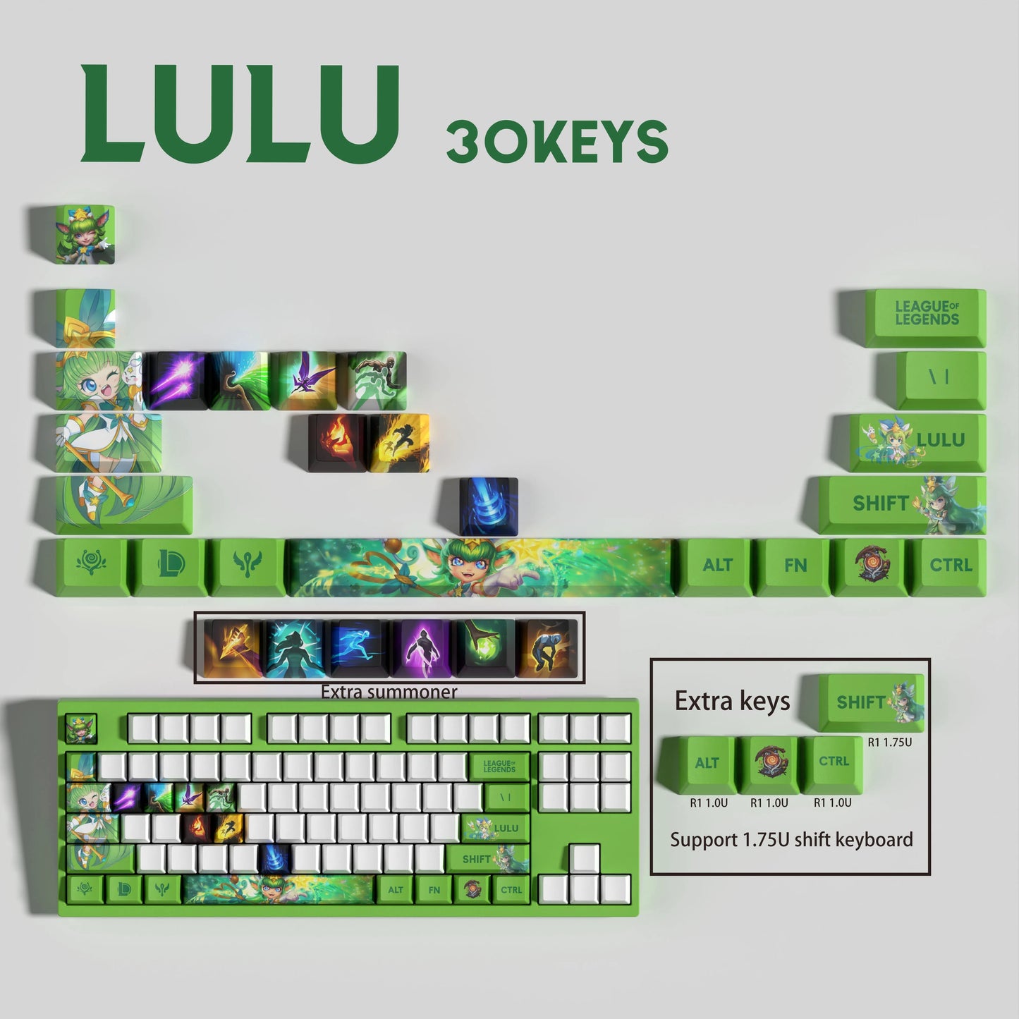 Atelier Lulu Keycaps 30 Key