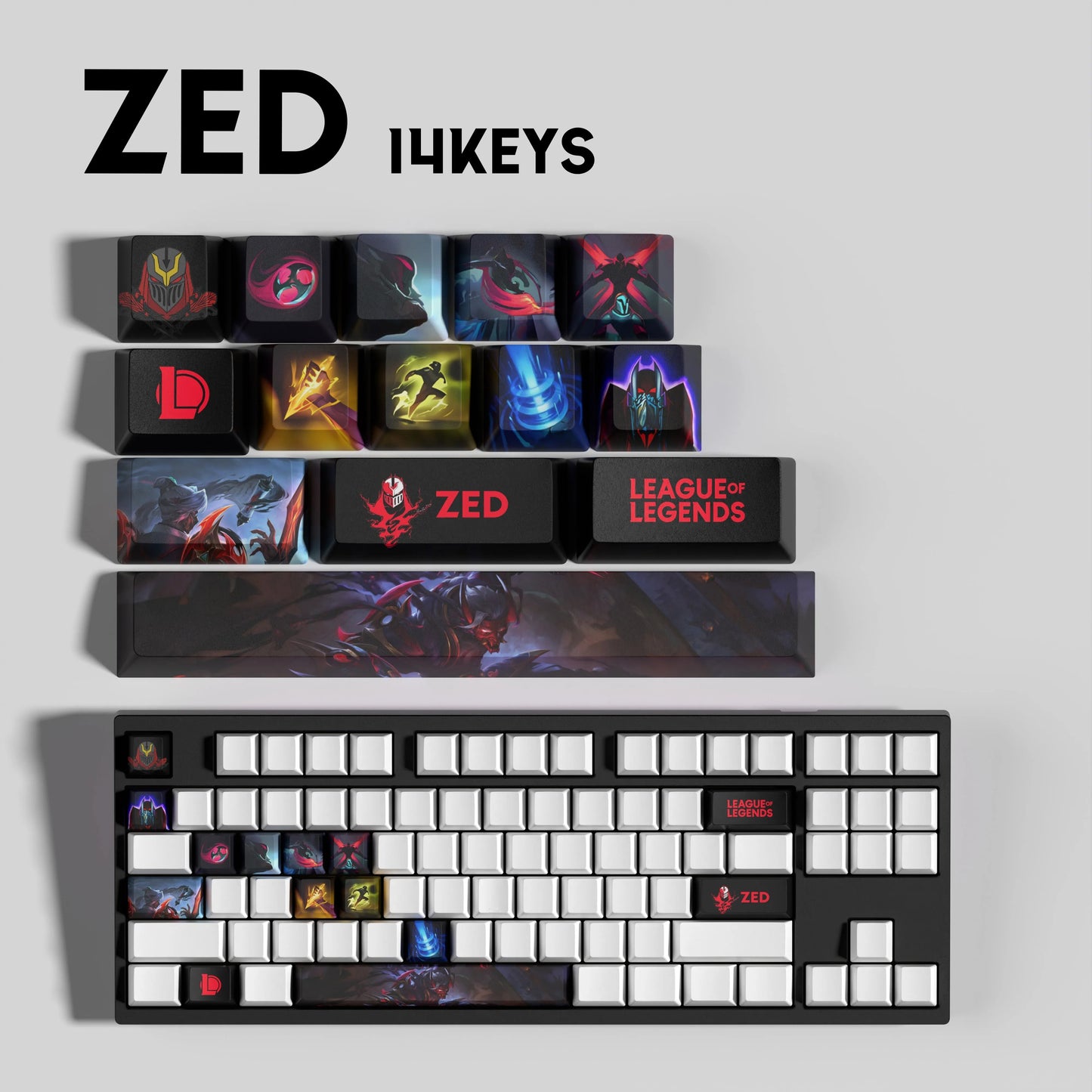 Atelier Zed 14 Keycaps