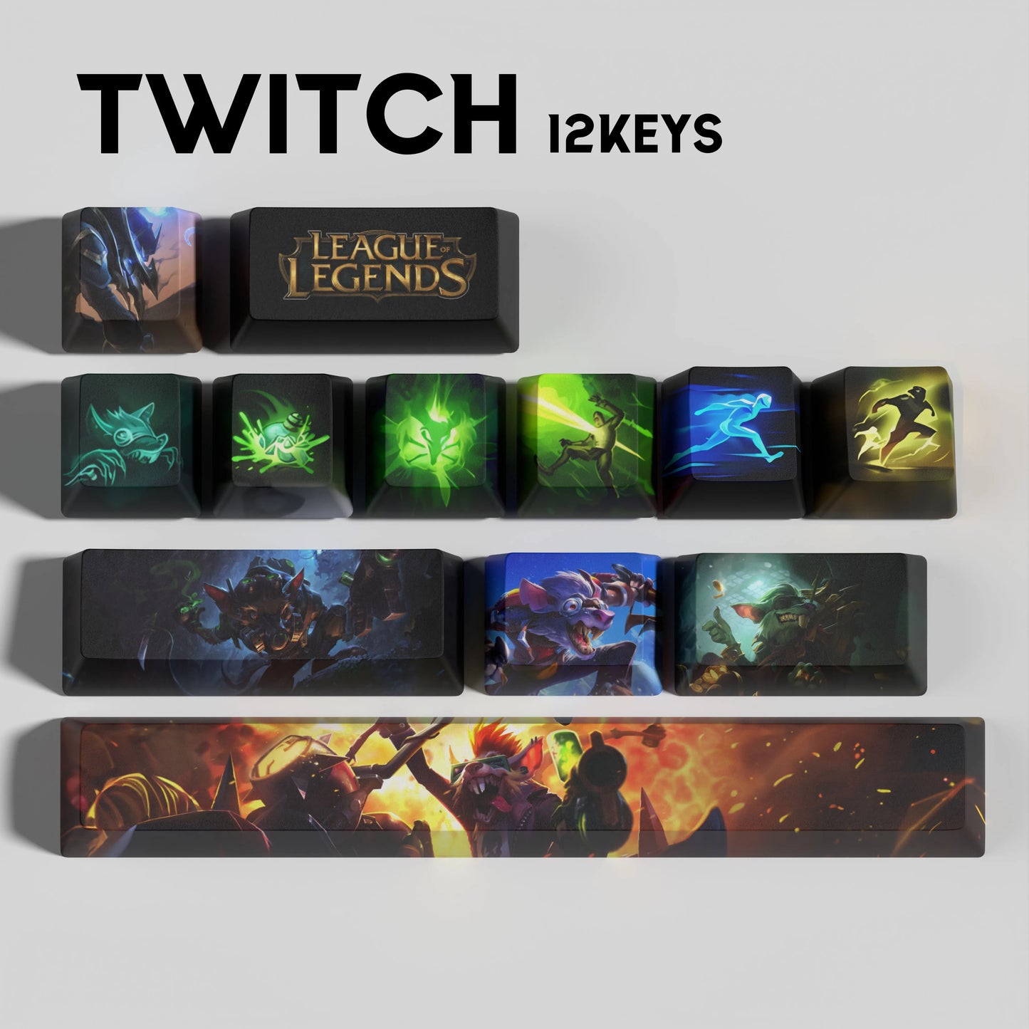 Atelier Special Edition League of Legends Twitch Keycaps