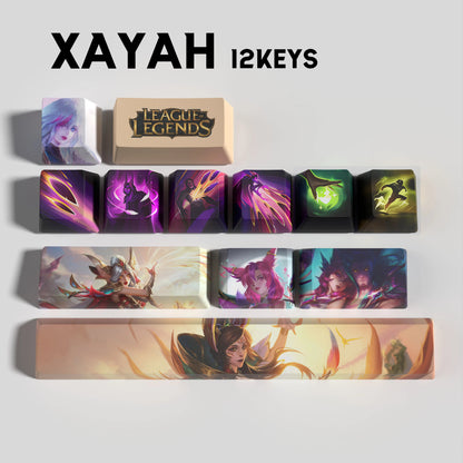 Atelier League of Legends Xayah Keycaps