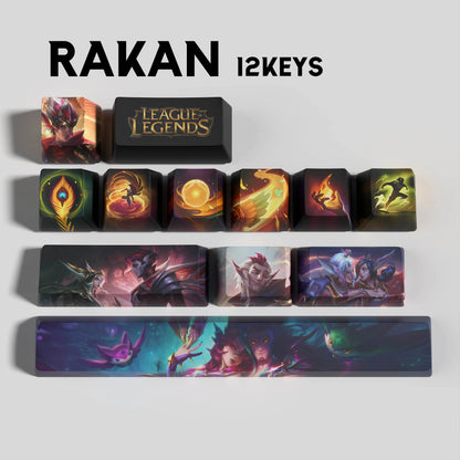 Atelier LoL Rakan Keycaps