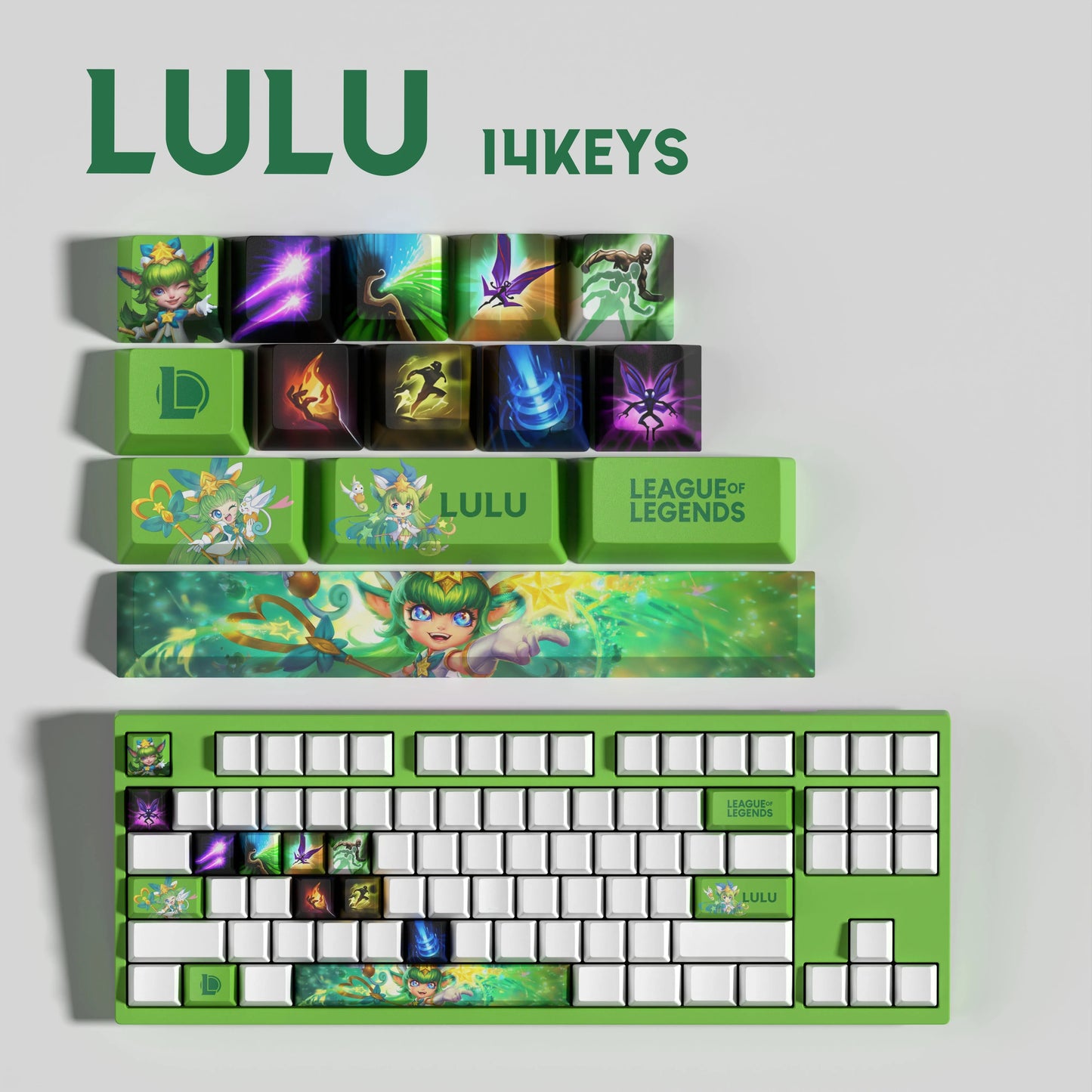 Atelier League of Legends Lulu Keycaps